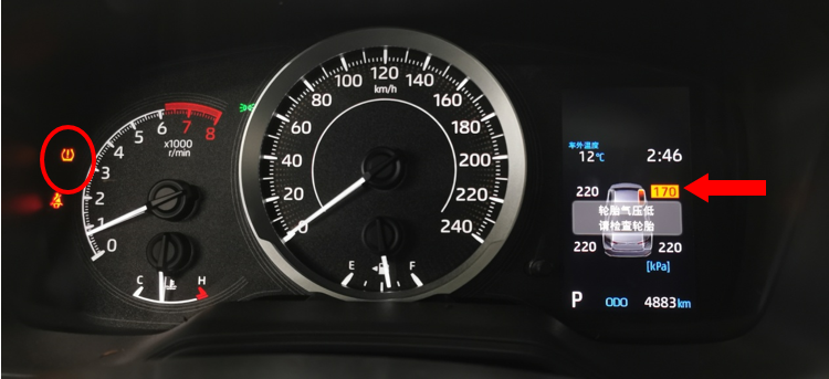 胎壓警告燈突然點(diǎn)亮，怎么辦？